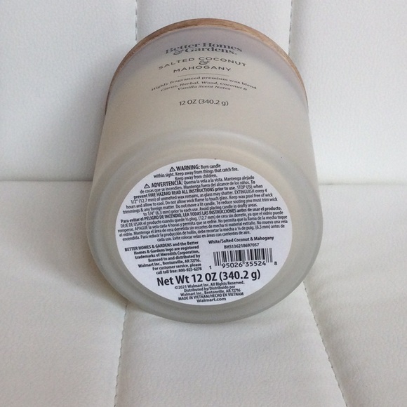 NEW Better Homes & Gardens Salted Coconut & Mahogany Candles - Picture 7 of 9